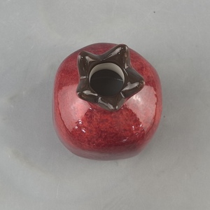 Vendita calda ceramica decorativo melograno <span class=keywords><strong>vaso</strong></span> transfrontaliero per europa & America per soggiorno arredamento con fiori secchi - Product Image 3