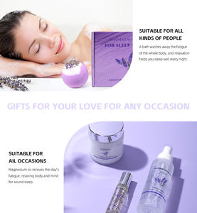 Kit de Soins Corporels au Magnésium pour le Sommeil avec Spray au Magnésium à la Lavande, Sel de Bain et Crème – Kit de Relaxation pour un Sommeil Réparateur - Product Image 5