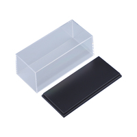 Nouvelle conception de vitrine classique en acrylique transparent pour voiture miniature à l'échelle 1/64