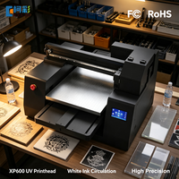 Printer UV Flatbed KECAI Berkualitas Tinggi 4050 untuk Cetak Casing Ponsel, Pulpen, PVC, Akrilik, Botol, Mug, Mesin UV LED A2