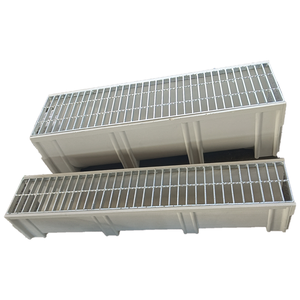 <span class=keywords><strong>Caniveau</strong></span> de drainage en béton préfabriqué en U avec <span class=keywords><strong>grille</strong></span> de recouvrement pour eaux pluviales - Product Image 2