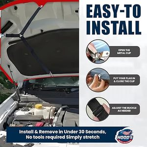 Funda de poliéster 100% personalizada para espejo retrovisor con bandera de México para capó de coche - Product Image 3