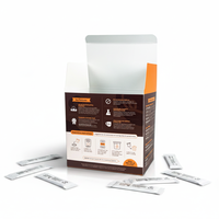 Caja de Papel Impresa Personalizada para Empaque de Miel / Sobres de Suplementos / Cajas para Café en Barra