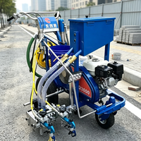 Machine de marquage routier montée sur camion, peinture à froid avec grande capacité de réservoir pour le traçage sur de longues distances
