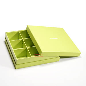 Chất Lượng Cao Tùy Chỉnh Nhãn Hiệu Cứng Nhắc Tông Màu Rắn Đồ Lót Underpant Set Hộp Giấy Quà Tặng Với 4 Hoặc 9 Ngăn - Product Image 2