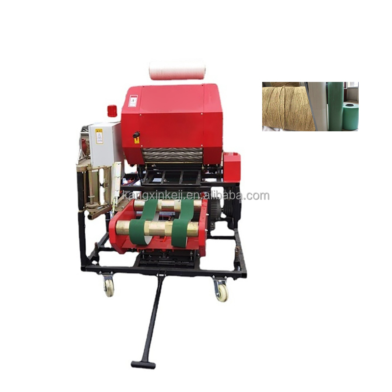 High Quality press Pine stationary hay baler wheat straw bale binding machine