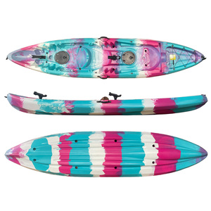 เรือคายัค RITO OUTDOOR <span class=keywords><strong>OCEANUS</strong></span> 2+1 สำหรับครอบครัว แบบสองที่นั่ง วัสดุพลาสติก สำหรับตกปลา ขาย - Product Image 1