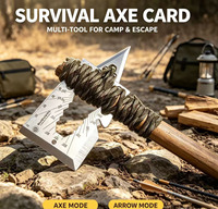 Couteau de survie EDC pour le camping, avec hache et flèche, nouveauté, vente chaude