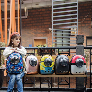 Tas pembawa hewan peliharaan berbentuk kapsul ruang keselamatan transportasi murah untuk anjing kucing - Product Image 6