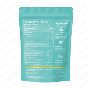 Gomitas <span class=keywords><strong>Detox</strong></span> de Zeolita 9 en 1 para Niños con Vitaminas <span class=keywords><strong>Omega</strong></span>-<span class=keywords><strong>3</strong></span> para el Apoyo Inmunológico Infantil, Directo de Fábrica - Product Image 2