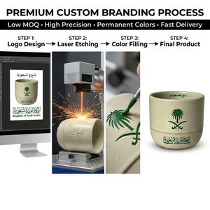 Kingze Customized Logo <strong>100ml</strong> 180ml 230ml Espresso Cappuccino <strong>Cup</strong> No Handle Ceramic Coffee Tea <strong>Cups</strong> - Product Image 4