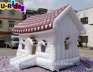 Casa de rebote inflable de PVC con diseño de Casa Blanca personalizada al por mayor, Castillo de nieve, nuevo diseño, bolsa de entretenimiento de salto para niños - Product Image 2