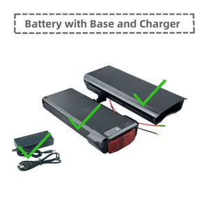 Batteria Posteriore per E-bike 36V 10Ah 10.4Ah 14Ah 24V con Montaggio su Portapacchi Posteriore per Z802 Hiper Engine Fold X1 E-bike - Product Image 6