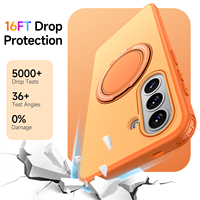 Étui de protection antichoc magnétique rotatif pour voiture avec support intégré pour Samsung Galaxy A17 A27 A37 A57 (design coque SAM S26)