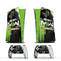 Accessoires de jeu pour PS5 Slim Console Disc Whole PVC Vinyl Skin Stickers With Middle Skin Controllers Skin Sticker Nouvel arrivage