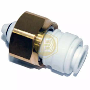 Adattatore per testa gas con valvola di non ritorno 3/8 x 1/2 (filettatura BSP) - Product Image 3