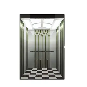 中国高品质电梯VVVF控制商用MRL乘客电梯升降机