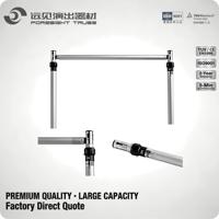 Kit de support modulaire en aluminium pour rideaux et toiles de fond, à connexion rapide, pour stand de salon professionnel, fête, ou cadre de support pour toile de fond photo