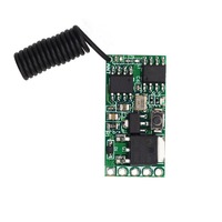 433MHz sans fil RF télécommande DC 3.6V 6V 12V 24V Mirco commutateur récepteur Module bricolage bouton marche arrêt avec lumière LED