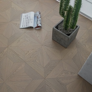 Ahşap Döşeme Beyaz Meşe Parke Döşeme Lotus Yaprağı Parke Lüks Lobi Döşemesi Ahşap Karo Zemin Ev - Product Image 5