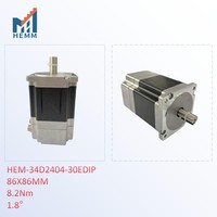 Moteur pas à pas hybride Nema34 étanche IP65 de 86 mm, 2 phases, pas de 1,8°, à boucle fermée intégrée avec encodeur pour machines CNC