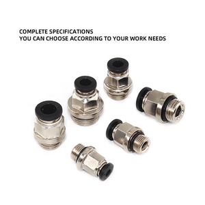 Пневматическое быстрое соединение с резьбой BSPP для ПК прямое быстрое соединение без сырья ремень Простой в установке соединитель соленоидного клапана - Product Image 5