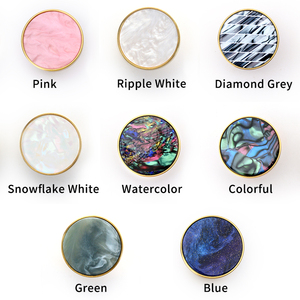 Boutons d'armoire incrustés <span class=keywords><strong>de</strong></span> résine en laiton massif poignées <span class=keywords><strong>de</strong></span> tiroir rondes poignées <span class=keywords><strong>de</strong></span> meubles pour armoire placard placard cuisine bouton <span class=keywords><strong>poignée</strong></span> - Product Image 3