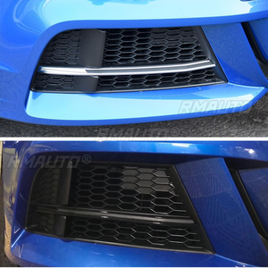 Cubiertas de rejilla para luces antiniebla del parachoques delantero de coche para Audi A3 S Line S3 2017 2018 2019 2020, rejilla inferior de panal para faros antiniebla - Product Image 6
