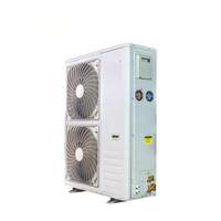 Boîtier de tension personnalisé Sanyo, unité de condensation de réfrigération à économie d'énergie, moteur à double ventilateur refroidi par air, condenseur pour viande et fruits de mer