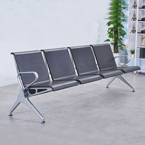 Silla <span class=keywords><strong>de</strong></span> <span class=keywords><strong>espera</strong></span> <span class=keywords><strong>de</strong></span> tres plazas <span class=keywords><strong>de</strong></span> PU duradera <span class=keywords><strong>para</strong></span> la estación bancaria del Hospital del aeropuerto con una gran capacidad <span class=keywords><strong>de</strong></span> peso Precio asequible - Product Image 1