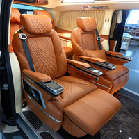 Siège Zéro Gravité avec Réglage Électrique 16 Positions, Commande Tactile, Cuir PU de Luxe pour Conversion de Fourgonnette Sprinter