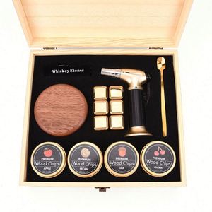 Kit de fumage de whisky Design Budget |   Kit de fumeurs économique pour les barman à domicile |   Accessoire de cocktail personnalisable en gros - Product Image 1