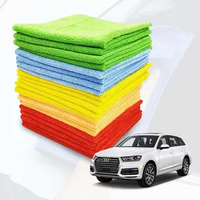 Serviette de lavage auto en microfibre personnalisée, ultra douce, très absorbante, séchage rapide, sans peluches, sans rayures, pour voiture, cuisine, maison