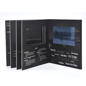 Tamaño personalizado de impresión de <span class=keywords><strong>la</strong></span> grabación de vídeo saludo folleto Audio libro. - Product Image 5