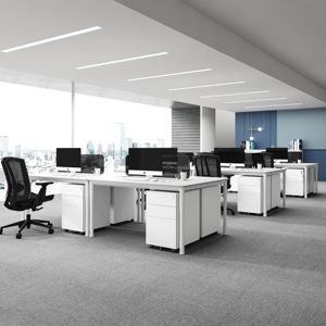 Hot bán trắng kim loại-thép dọc di động Bệ tập tin lưu trữ nội 3-cửa khóa với dọc bánh xe văn phòng sử dụng - Product Image 5