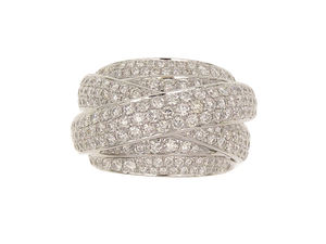 Unique modern natural diamond moissanite ring suitable for ladies <b>gold</b> <b>and</b> silver material suitable for <b>birthdays</b> from India - Product Image 6