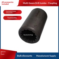 Accessoires pour perforatrice hydraulique : Manchon triangulaire en cuivre 1838 pour piston d'impact, Manchon en acier 18U pour tige de forage, Tête de machine