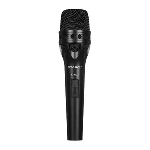 KTV-122 Professional Lightweight Dynamic Microphone Metal Wired Handheld for Karaoke Performance Church KTV Application