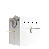 Nichoir vertical en bois suspendu pour oiseaux, incubateur, cage de reproduction, accessoire pour animaux de compagnie pour petits oiseaux et perroquets