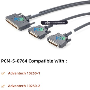 Câble de raccordement HPDB100 100 broches vers 2x HPDB50 SCSI avec verrouillage à vis pour test d'automatisation et pilote de moteur, compatible Advantech PCL-10250 - Product Image 4