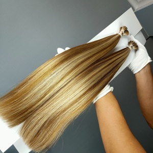 Extensiones de Cabello Humano Ruso Remy de Primera Calidad Jasmine Beauty, Pre-Adheridas con Punta I, Venta al por Mayor, Extensiones de Cabello con Punta K de Doble Trama - Product Image 3