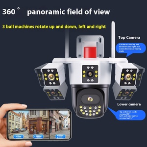 360 Degree Rotating Wireless <b>Camera</b> with Triple Screen HD <b>WiFi</b> <b>Outdoor</b> Waterproof - Product Image 4