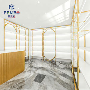 Étagères de magasin de cosmétiques et de soins de la peau pour salons de beauté et boutiques, avec éclairage LED, en promotion - Product Image 4