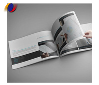 Couleur personnalisée catalogue livret brochure magazine livre avec impression offset conception sur carton papier kraft papier d'art