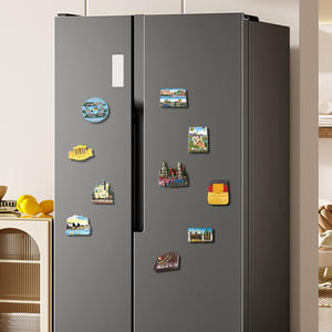 Pegatina para refrigerador con paisajes de viaje, decoración magnética para refrigerador de resina tridimensional, cultural y creativa - Product Image 4