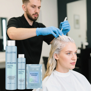 40ml nâng cao rực rỡ Thuốc nhuộm tóc vàng chăm sóc làm sáng bột Amoniac miễn phí cấp 9 Bột tẩy cho màu tóc rực rỡ - Product Image 4