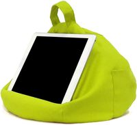 Penyangga Tablet Beanbag Lembut untuk Lutut dan Sofa |   Penyangga iPad Universal dengan Kantong Samping |   Tempat Istirahat Buku