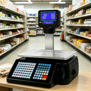 Báscula Etiquetadora de Códigos de Barras NVK TM-A20 OEM ABS con Diseño de Doble Impresión, Capacidad de 6 kg, Báscula Digital POS para Tiendas de Verduras - Product Image 3