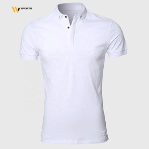 เสื้อกอล์ฟสำหรับผู้ชายขนาดใหญ่พิเศษปักลายสีขาวแบบดั้งเดิมมีขนาดพิเศษโลโก้ด้านหน้า - Product Image 1