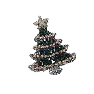 Broche <span class=keywords><strong>de</strong></span> Árbol <span class=keywords><strong>de</strong></span> Navidad con Pedrería 3D, <span class=keywords><strong>de</strong></span> Alta Calidad, Exquisito, para Abrigos - Product Image 5